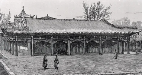 Die Hauptmoschee der Taranchi in Kuldja